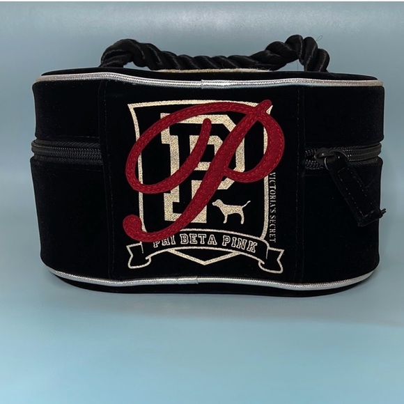 PINK Victoria's Secret velour train case vintage